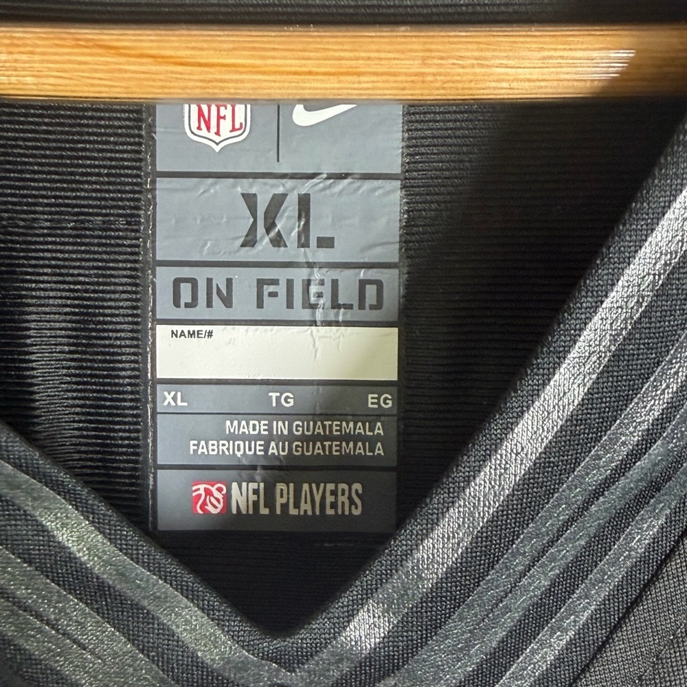 Nike Men’s XL Denver Broncos Eric Decker #87 On Field Black Alternate Jersey NFL - Picture 4 of 7